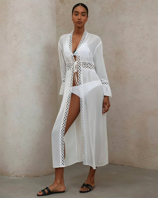MARCELLA Lace-Trim Kimono Cover-Up-Meeba &amp; Mae