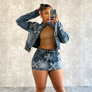 FAITH - DENIM SET