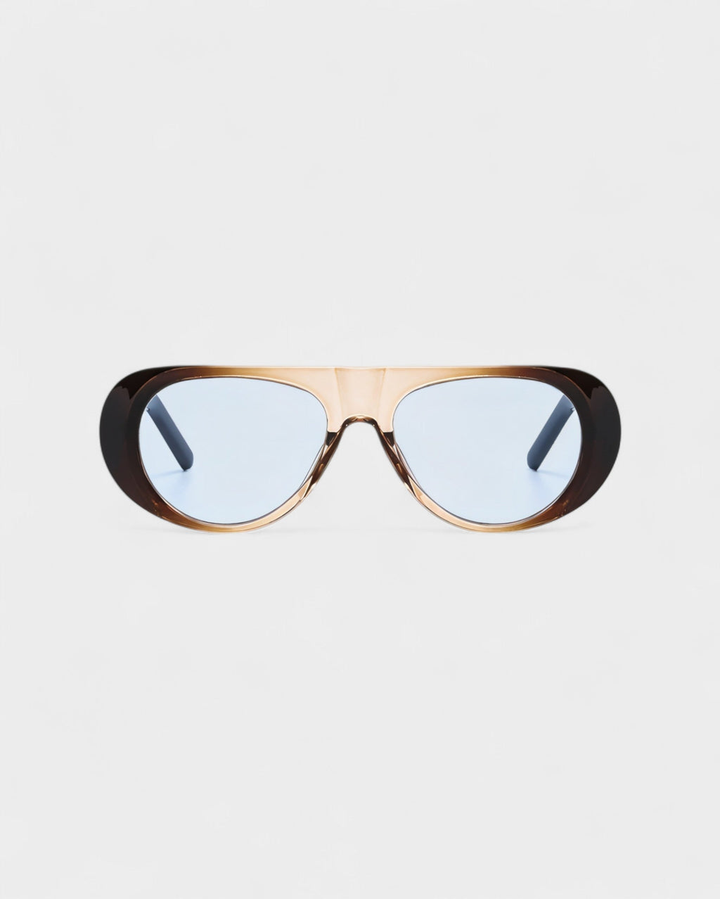 JONNA Oversized Oval Frame Sunglasses