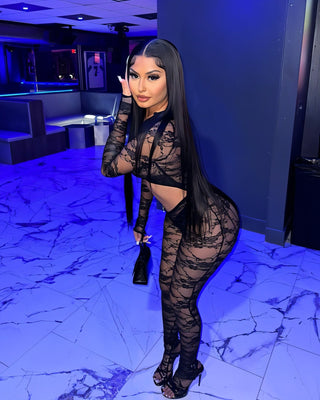 ROSIE Long-sleeved Lace Jumpsuit-Meeba &amp; Mae