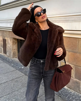 SONYA Plush Faux Fur Jacket