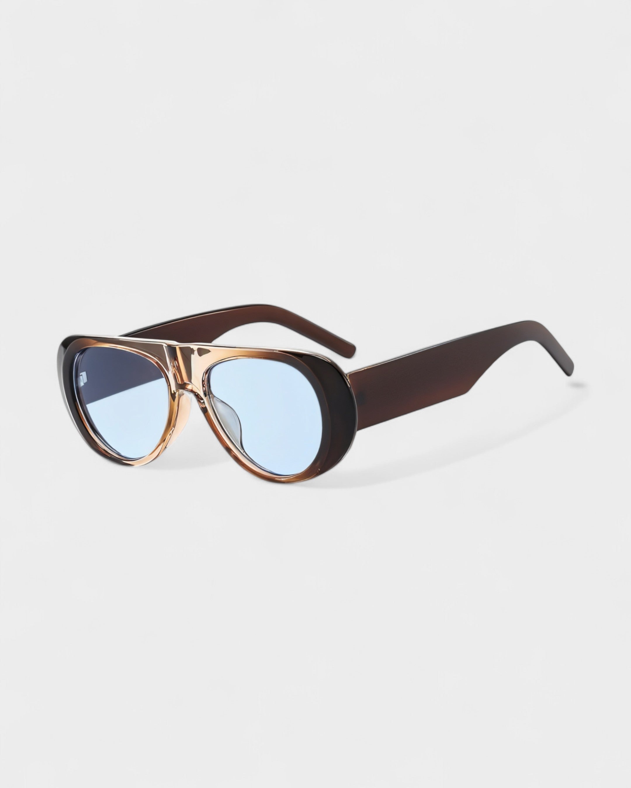 JONNA Oversized Oval Frame Sunglasses