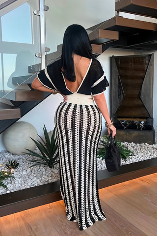 MARGOT Crochet Top & Maxi Skirt Set-Meeba &amp; Mae