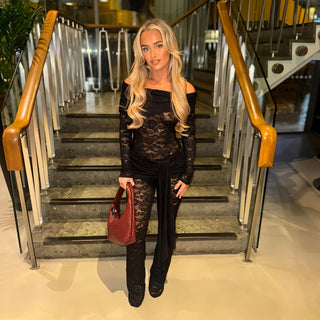 JAIANA Lace Long Sleeved Jumpsuit-Meeba &amp; Mae