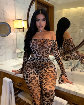 LIBRA - LEOPARD SHOULDER SET