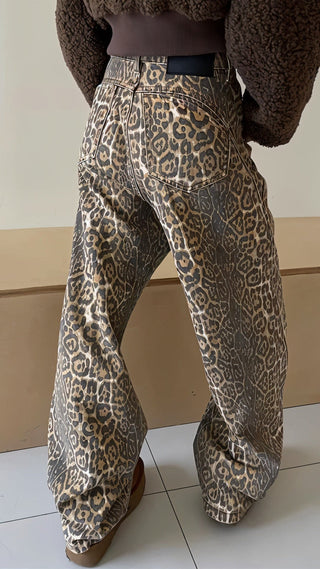 TEAGAN Leopard Print Pants