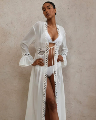 MARCELLA Lace-Trim Kimono Cover-Up-Meeba &amp; Mae