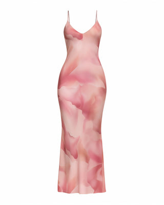 MOLINA Floral Print Bodycon Maxi Dress-Meeba &amp; Mae