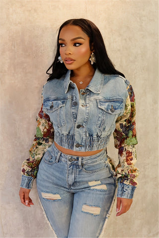 SHAY Denim Jacket & Pant Set