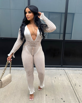 ARIANA Knit Jumpsuit-Meeba &amp; Mae