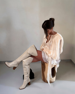 LUMA Ruffled Mini Dress-Meeba &amp; Mae