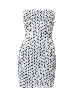 NERISSA Strapless Bodycon Mini Dress-Meeba &amp; Mae