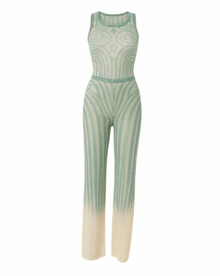 ESMERALDA Illusion Mesh Bodysuit & Pants Set-Meeba &amp; Mae