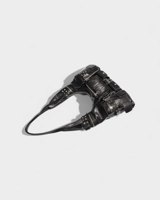 BRINA Multi-Pocket Buckle Shoulder Bag