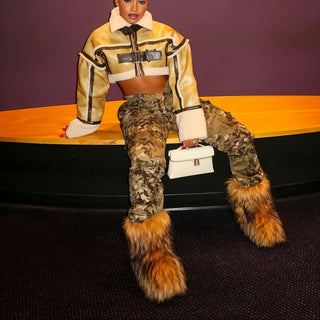 PLUSH Faux Fur Boots-Meeba &amp; Mae