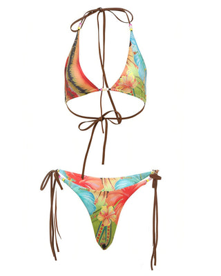 ISABELLA Tropical Print Bikini Set-Meeba &amp; Mae