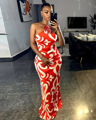 ANIKA Halter Maxi Dress-Meeba &amp; Mae